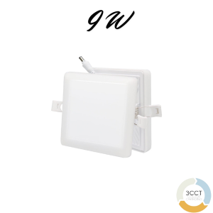 LED Downlight Panel Frameless Kvadrat 9W 900lm 3CCT