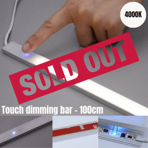 LED Touch Bar TD100 - 18W, NW 4000K, 12V, L=100cm