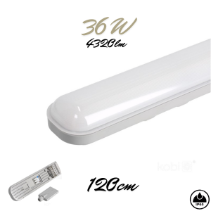 LED Tri-Proof NEGRO 36W 4320lm, 4000K, 120cm IP65