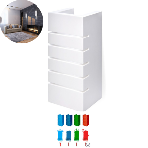 LED Zidna Armatura SECCO - 1xE14, IP20, Bijela