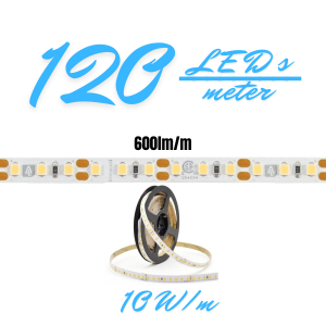 LED Traka EL 2835- 9.6W/M, 600lm/M, 6500K, 12V, IP20, 5m