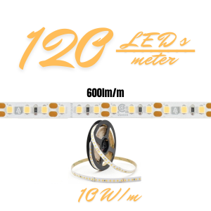 LED Traka EL 2835- 9.6W/M, 600lm/M, 3000K, 12V, IP20, 5m