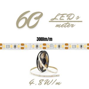 LED Traka EL-2835-4.8W/M, 60LEDs, 4000K, 12V, IP20, 5m