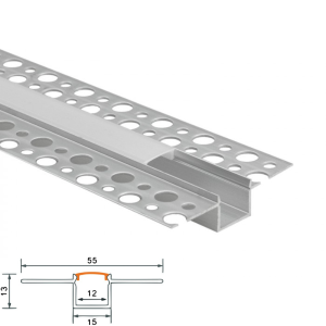 LED Alu Profil Ugradni za knauf (GP02), 2m