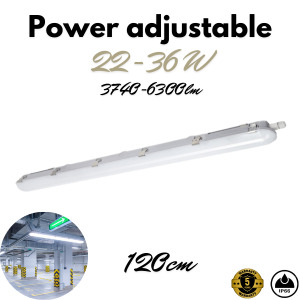 LED Tri-Proof NEXFORCE N2 PRO - max.36W, 6300lm, 4000K, 120cm, IP66