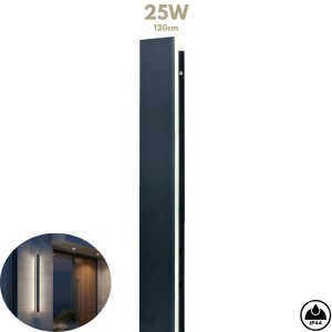 LED Zidna svjetiljka Mirana - 25W, 920lm, 4000K, 120cm, IP44