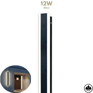 LED Zidna svjetiljka Mirana S - 12W, 860lm, 4000K, 60cm, IP44