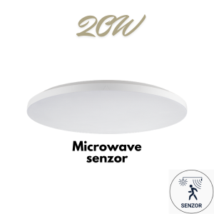 LED Plafonjera GT - 20W 2000lm 4000K IP20 Microwave senzor