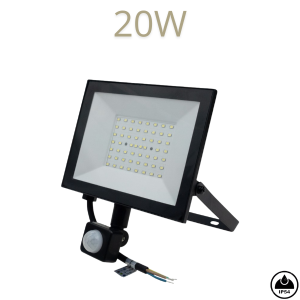 LED Reflektor Senzorski EL NL-3 - 20W, 1800lm, 4000K, IP54, PIR