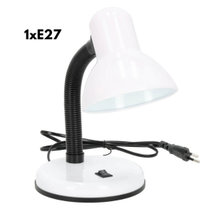 LED Stolna Armatura SMIESZEK - 1xE27, Bijela