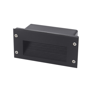 LED Zidna ugradbena svjetiljka GT - 3W, 360lm, 3000K, IP65, Siva