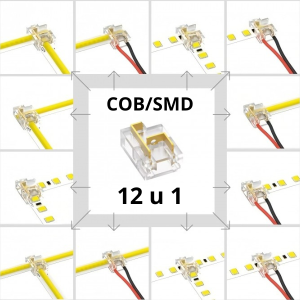 LED Konektor 8mm za COB/SMD traku 12u1