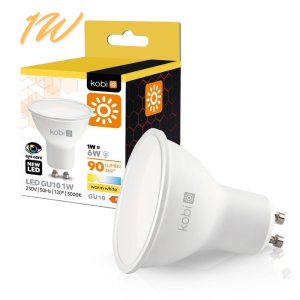 LED Žarulja Kobi GU10 - 1W 90lm 3000K 230V