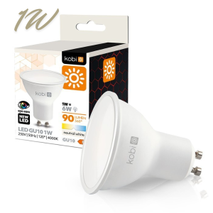 LED Žarulja Kobi GU10 - 1W 90lm 4000K 230V