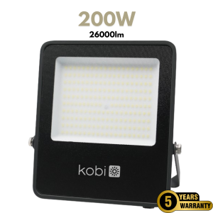 LED Reflektor ULSAN Pro – 200W, 4000K, IP65, Crni